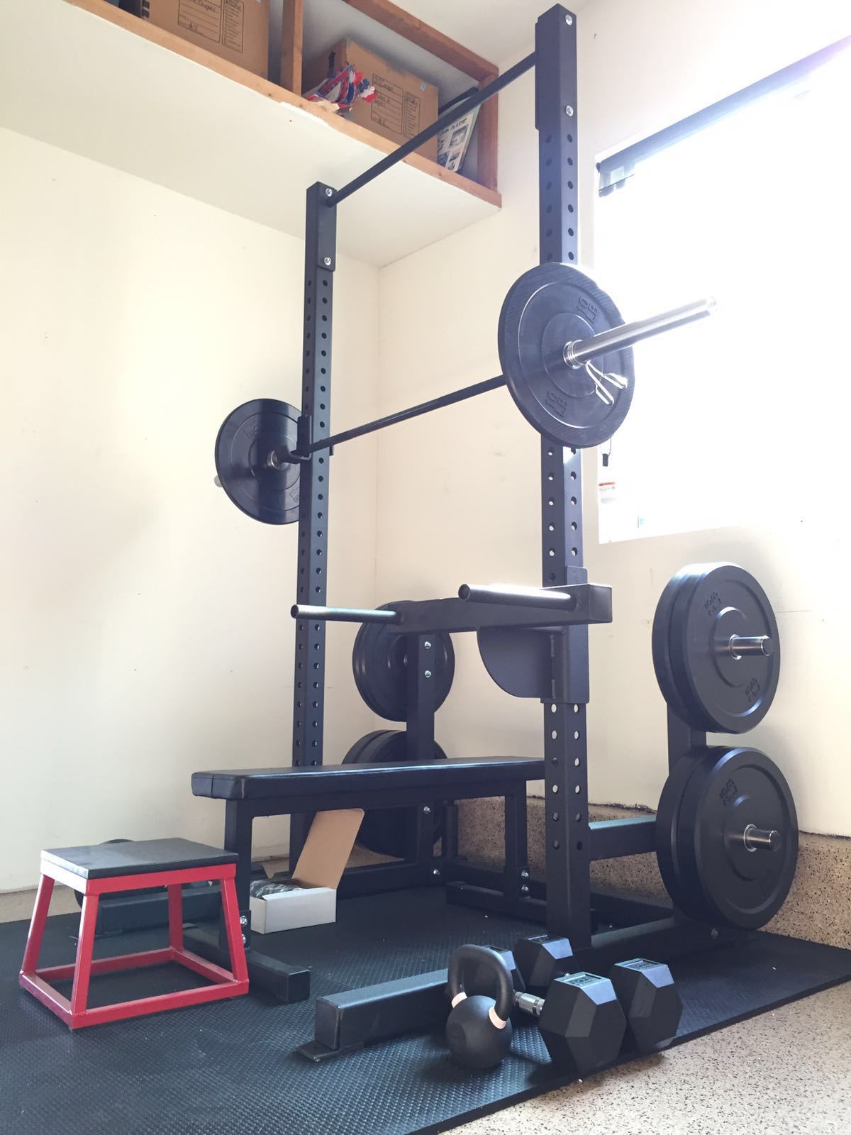 Deluxe Squat Rack with Pull Up Bar 4-6 Week Lead Time